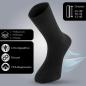 Mobile Preview: Metrium Baumwolle Business Socken Herren und Damen. Komfort-Bund Unisex Alltag Socken. 10 Paar Anti-Schweiß atmungsaktives Gestrick.